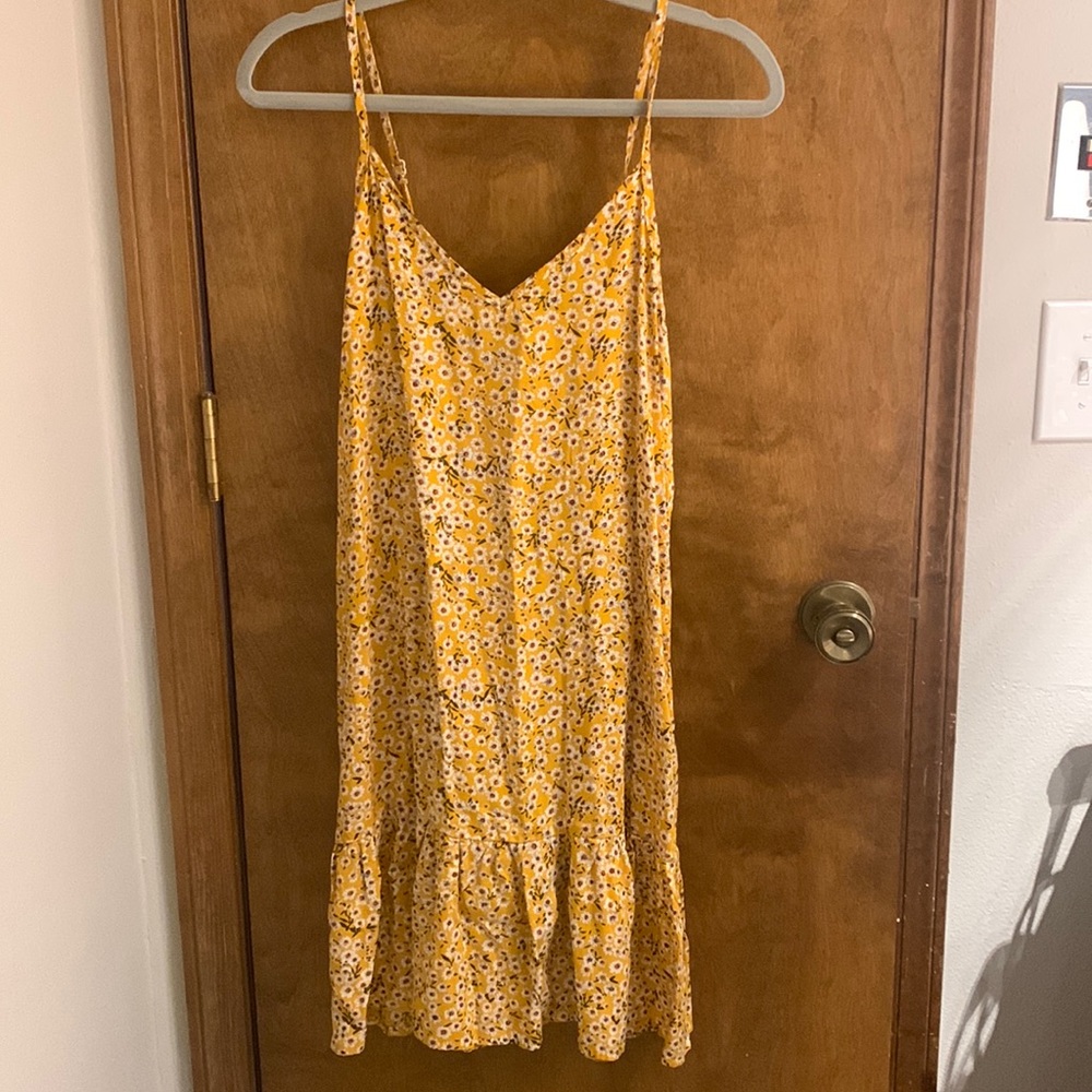 Flirty yellow sundress
